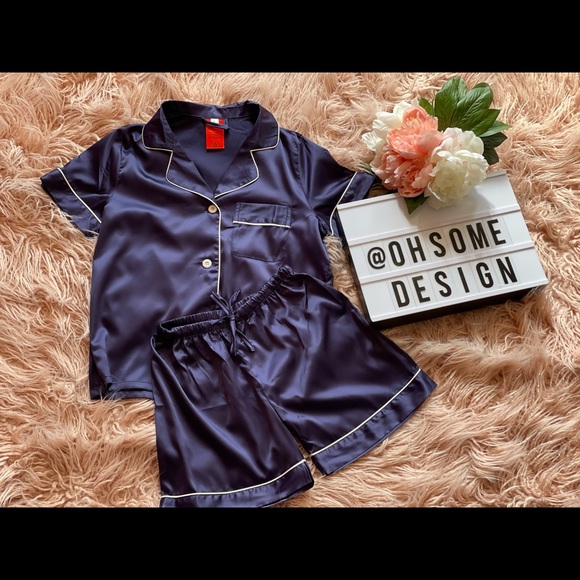 BRAND NEW satin short pjs set different colours - Picture 5 of 10